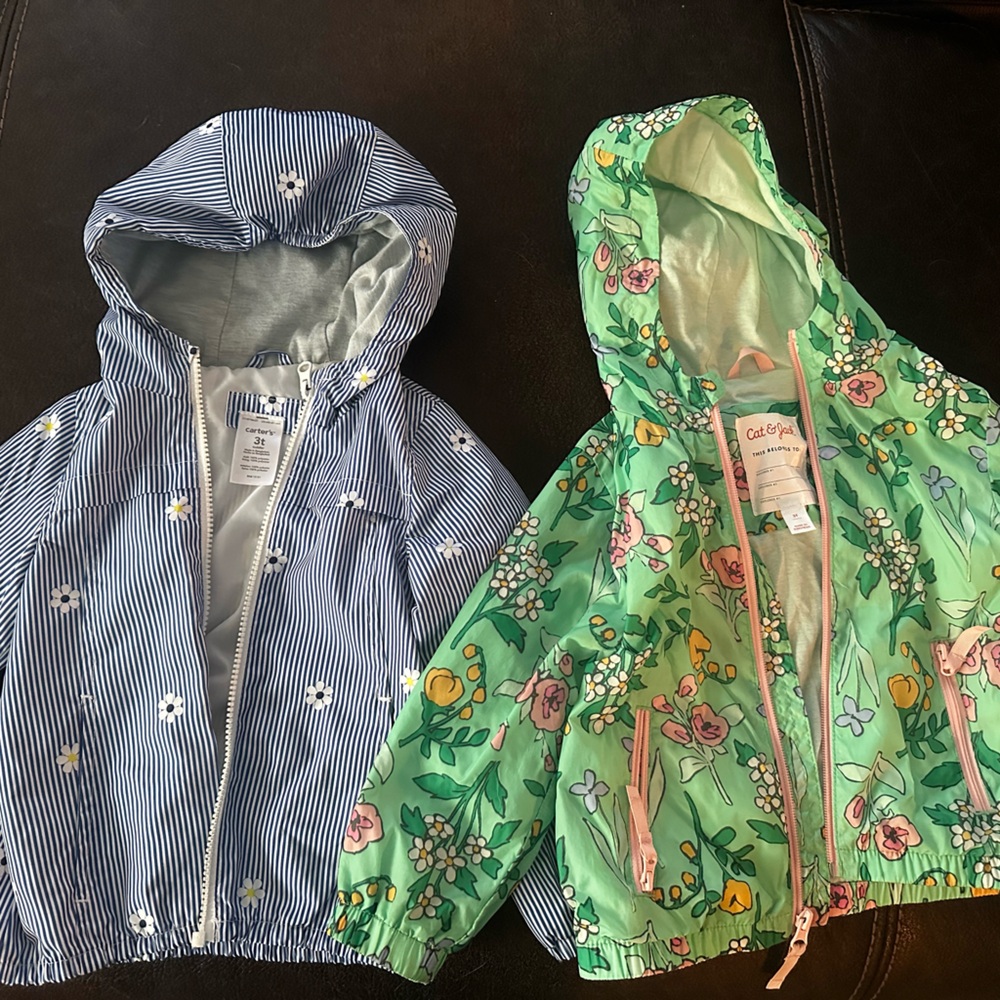 2 - 3T Spring Girls Jackets
Carters and Cat Jack 
Super cute!